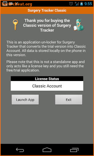 Surgery Tracker Classic screenshot