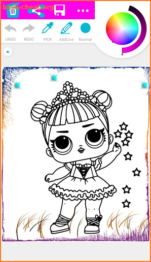 Surprise Coloring Book Dolls 2019 screenshot