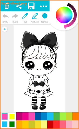 Surprise Coloring Book Dolls HD screenshot