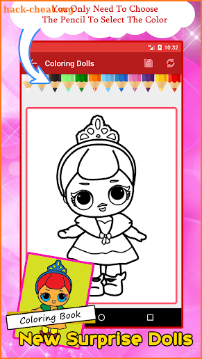 Surprise Dolls Coloring Book New screenshot