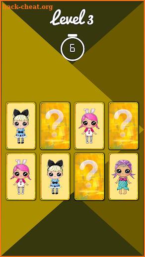 Surprise Dolls Memory Game screenshot