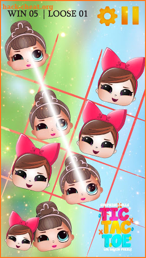 Surprise Dolls Tic Tac Toe Lol Brain Puzzle screenshot