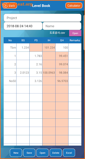 Survey and Coordinate screenshot