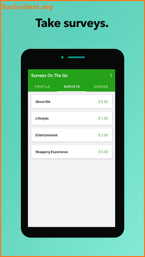 Surveys On The Go® screenshot
