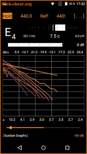 Sustain Analyzer screenshot