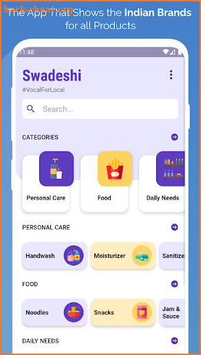 Swadeshi - Indian Brands and Products screenshot