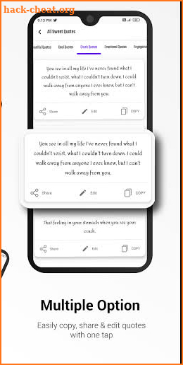 Sweet & Deep Love Quotes screenshot