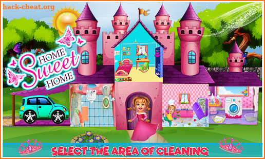 Sweet BabyGirl Princess Palace House Cleaning Game screenshot