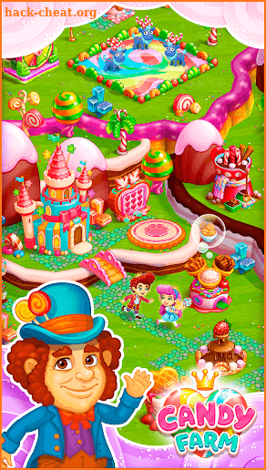 Sweet Candy Farm with magic Bubbles and Puzzles screenshot