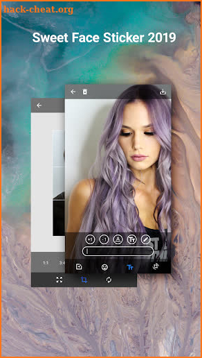 Sweet Face Sticker 2019 screenshot