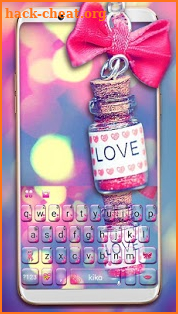 Sweet Love Keyboard Theme screenshot