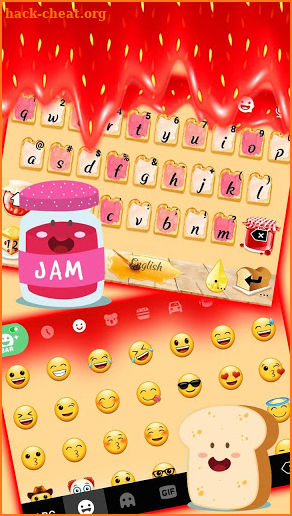 Sweet Lovely Keyboard Theme screenshot