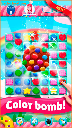 Sweet Sugar Match 3 - Free Candy Smash Game screenshot