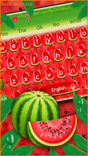 Sweet Watermelon Keyboard theme screenshot