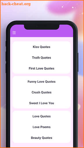 SweetMessages screenshot