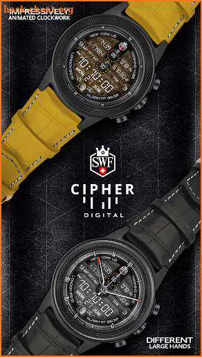 SWF Cipher Digital Watch Face screenshot