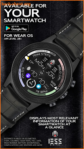 SWF Less Digital Watch Face screenshot