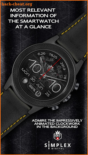 SWF Simplex Digital Watch Face screenshot