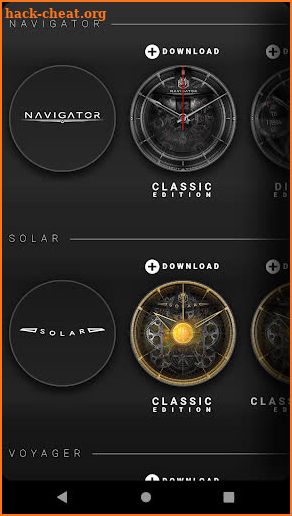 SWF Swiss Watch Face Store screenshot