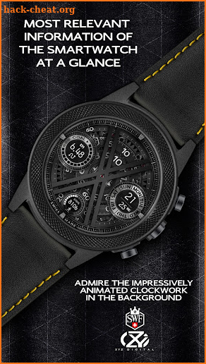 SWF XYZ Digital Watch Face screenshot