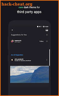 Swift for Samsung - Dark & Black Substratum Theme screenshot