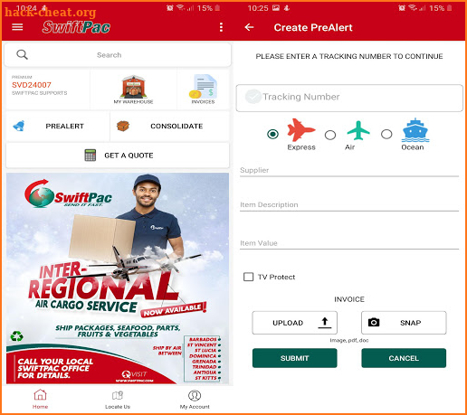 Swiftpac: International Shipping screenshot