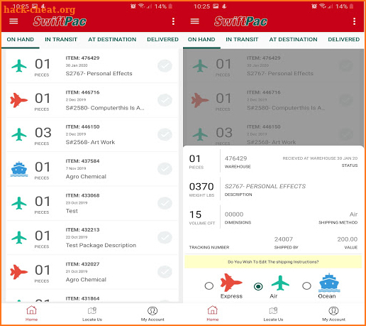 Swiftpac: International Shipping screenshot