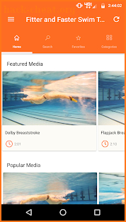 Swim Videos by Fitter & Faster screenshot