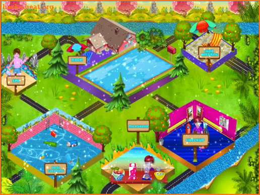 Swimming Pool Race Games for Girls screenshot