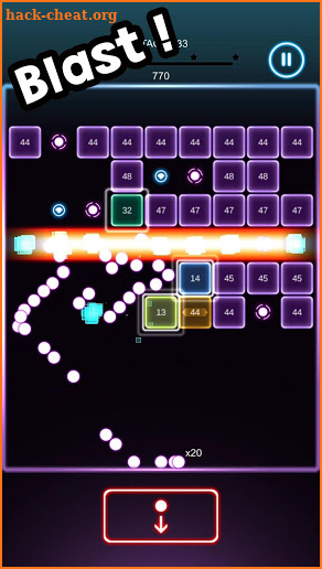 Swipe Brick Blast screenshot