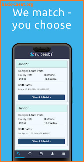 swipejobs screenshot