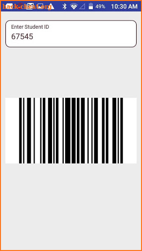 SwipeK12 Barcode App screenshot