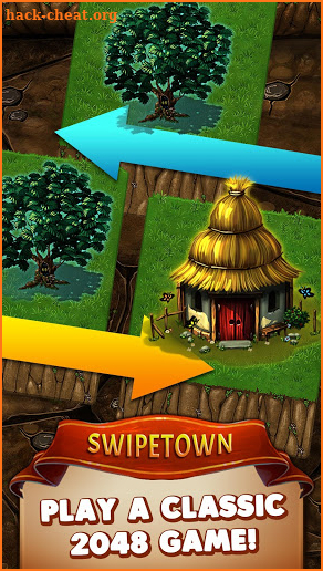 Swipetown! City Builder: Free Endless 2048 Game screenshot