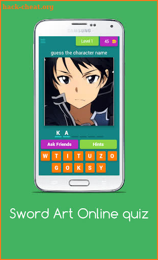 Sword Art Online quiz screenshot