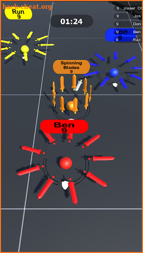 Sword Mayhem - Spinning Blades .io screenshot