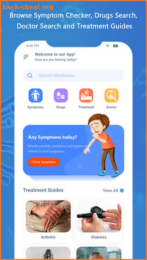 Symptom Checker & Medication Guide screenshot