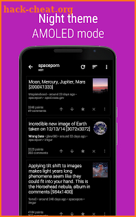 Sync for reddit screenshot