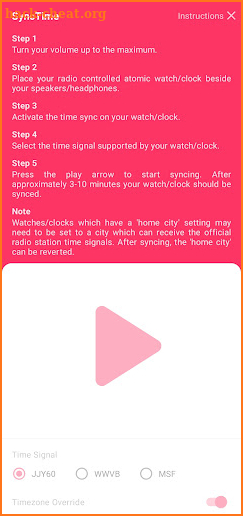 SyncTime: JJY, WWVB & MSF screenshot