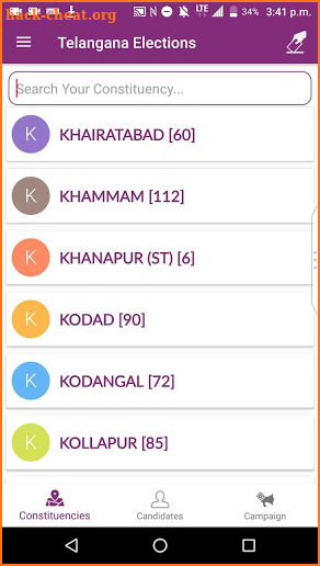 T Elect - Telangana Elections screenshot