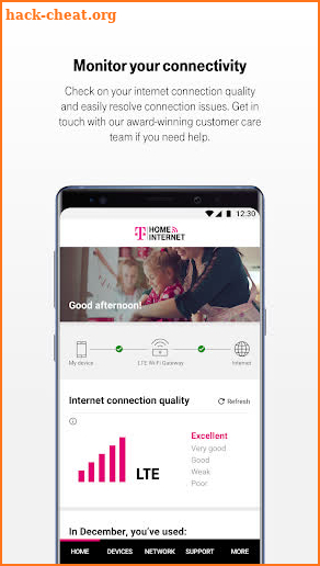 T-Mobile Home Internet screenshot