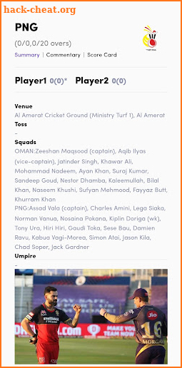 T20 World Cup 2021 Live Line screenshot