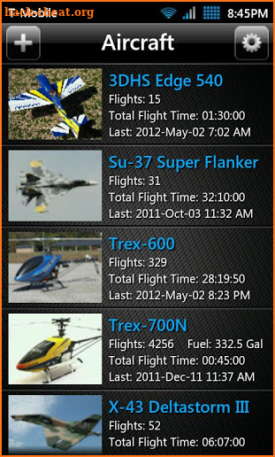 T3chDad® RC Flight Log screenshot