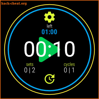 Tabata timer for Wear OS screenshot