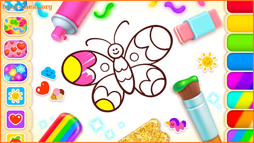 Tabi coloring games for kids screenshot