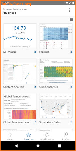 Tableau Mobile for Intune screenshot