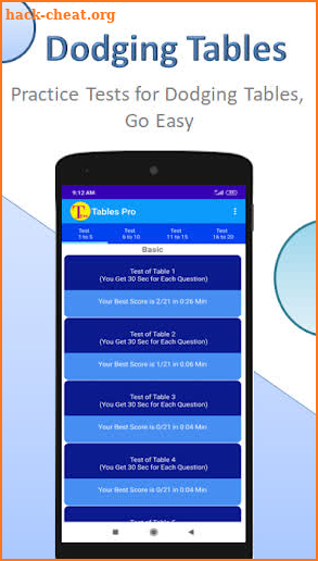 Tables Pro - Table Training and Practice App screenshot