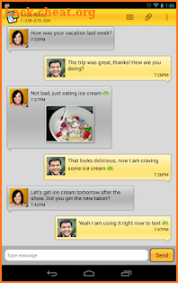 Tablet Talk: SMS & Texting App screenshot