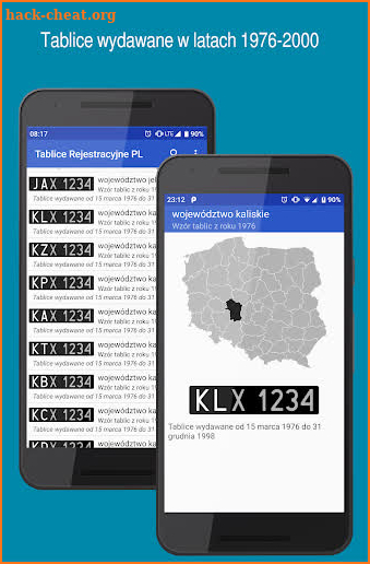 Tablice Rejestracyjne PL screenshot