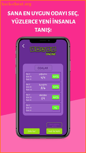 Taboo Online - Sesli Tabu screenshot