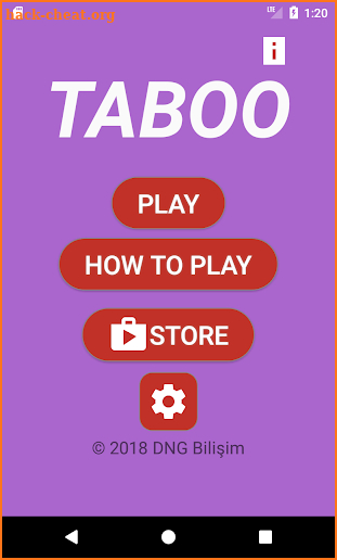 Taboo-Word Game screenshot